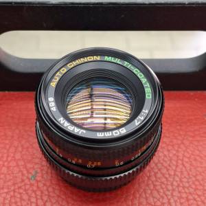 AUTO CHINON 50MM F1.7 MC PK MOUNT