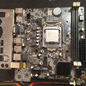 山寨B75 Micro ATX 主板  連 i5-3470 3.2GHz Socket 1155