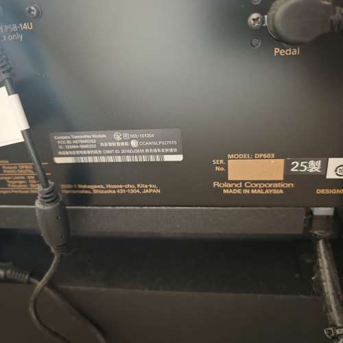 Roland DP603 數碼鋼琴連原廠耳機和琴椅