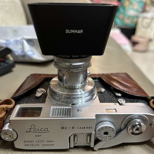 Leica Summar 50 2 LTM with N.Y. SOOMP Hood