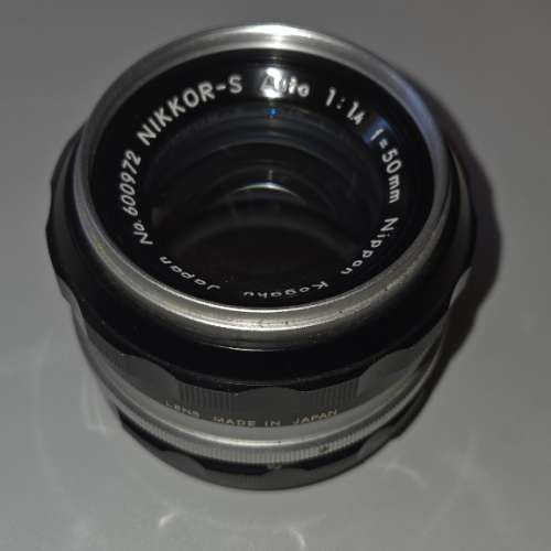 [經典大光圈老鏡] Nikon Nikkor-S Auto 50mm f/1.4 (非AI / 可轉接無反 / 底片單反...