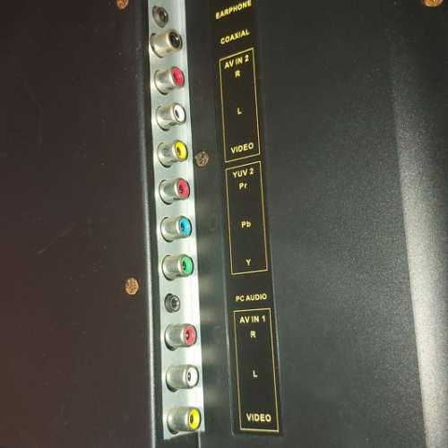 屯門良景輕鐵站交收, TEAC 24吋 數碼電視機 LED-2408 連火牛及OEM遙控 左邊角螢幕有...
