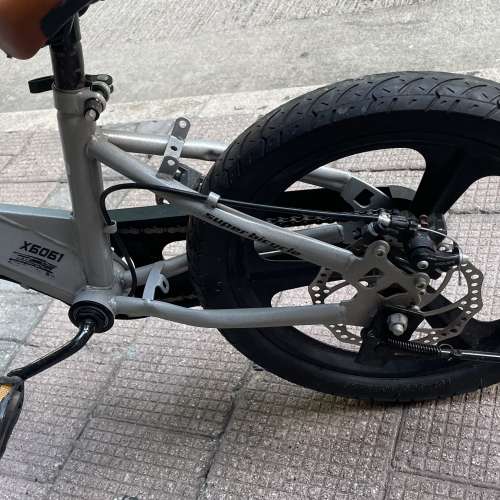 [平放] XAXING 16吋 可摺疊單車｜前後碟煞 + 避震｜灣仔交收