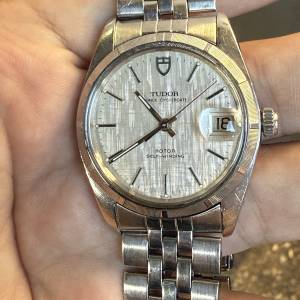 【古董收藏】Tudor 帝舵 Prince Oysterdate 布紋面 / 勞底勞的 / 盾牌五珠鋼帶 / 自...