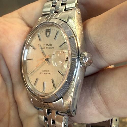 【古董收藏】Tudor 帝舵 Prince Oysterdate 布紋面 / 勞底勞的 / 盾牌五珠鋼帶 / 自...