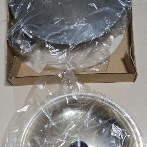 全新 平底鐵鑊，有蓋，15吋 (36cm) 闊, SUPOR 36cm ( WOK Hard Anodized 硬質陽極氧...