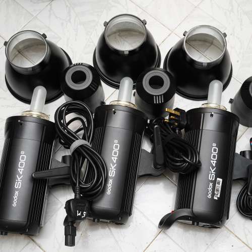 Godox 神牛 SK400II 影樓閃光燈 3支