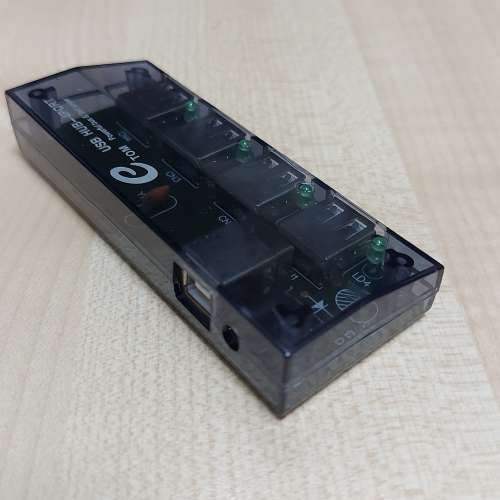 USB Hub 4 ports 注意是 printer 插頭