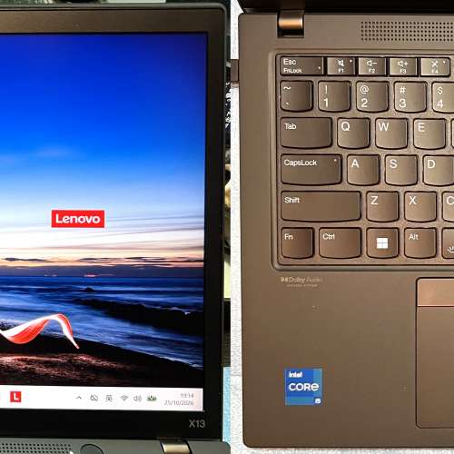 真95%新 Lenovo Thinkpad X13 Gen3, 12代 i5-1235U, 16GB RAM, 新512G SSD, Win11P,...