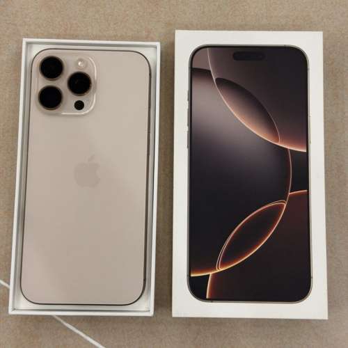 99新iPhone 16pro  max 512gb,港行雙卡黑色鈦金屬，極新冇維修冇暗病，電池健康度90...