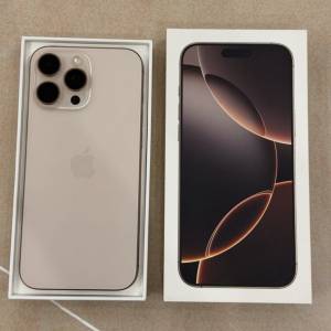 99新iPhone 16pro  max 512gb,港行雙卡黑色鈦金屬，極新冇維修冇暗病，電池健康度90...