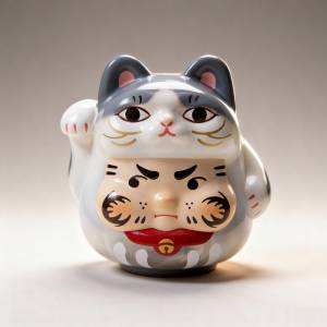 Toyzeroplus PP X MONSTER 招招好運小貓 灰貓
