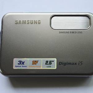 Samsung Digimax i5 Digital Camera 數碼相機, 乾淨企理，似新，配件齊, 有原裝盒，...
