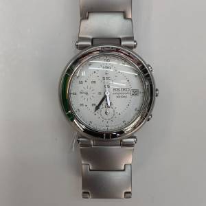 罕有全新Vintage 2000 Seiko 7T92-0BC0 Hemi-Spherical 半球型Hi-Speed Chronograph