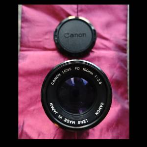 CANON FD 100mm f/2.8