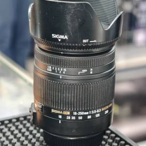 Sigma 18mm 250mm 適馬 EFS 18-250 OS HSM 18 250 for Canon EF （ for 20D 20Da 3...