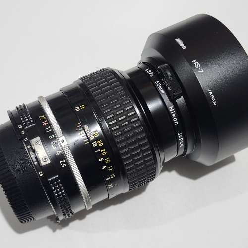 Nikon 105mm F2.5 AI , Nikon HS-7 , L37c 瀘鏡