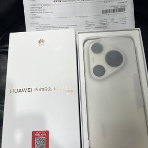 99%New Huawei Pura 90s Pro Max 5G 12+512GB 金色 香港行貨 有豐澤單 全套有盒有...
