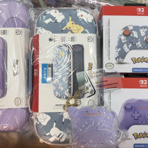 (全新現貨) PowerA Advantage Wireless Controller - Pok&eacute;mon: Ditto/Pikachu Mom...