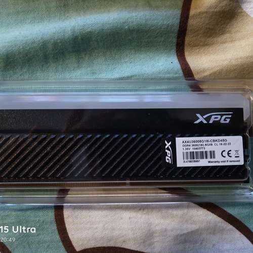 XPG DDR4 8G 3600MHz