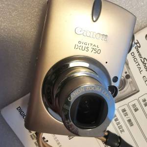 Canon lXUS 750 CCD數碼相機 (日本制造)