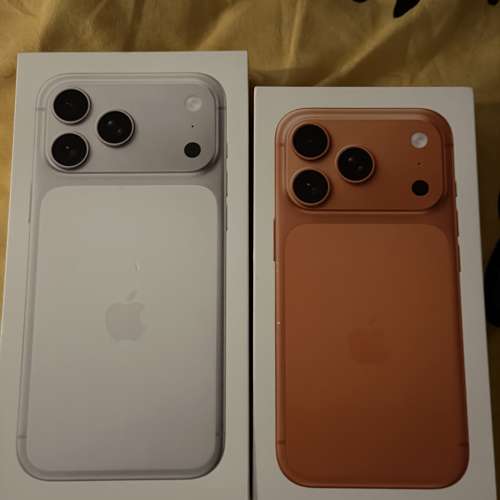 [全新] 未開封 iPhone 17Pro max 256GB (銀) 9800$/ 17Pro 256GB (橙/銀) 8800$