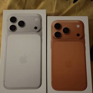 [全新] 未開封 iPhone 17Pro max 256GB (銀) 9800$/ 17Pro 256GB (橙/銀) 8800$