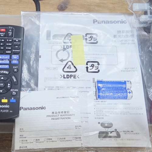 Panasonic 4K 藍光dvd播放機 DMP-BDT180GA