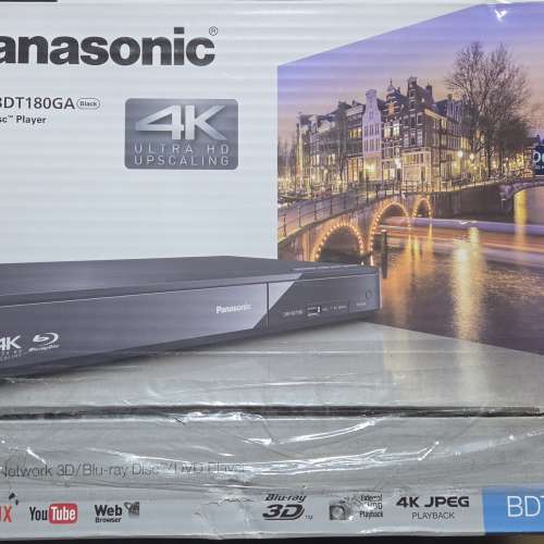 Panasonic 4K 藍光dvd播放機 DMP-BDT180GA