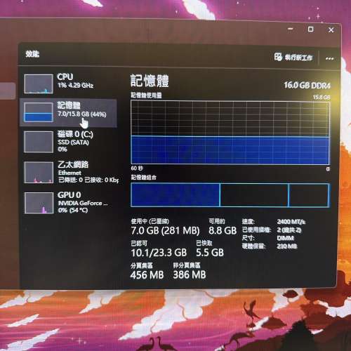 Onda H610 SD4- ITX- W + Intel Core I3-12100 (有核顯) + Geli 8*2 =16GB 2400mhz...
