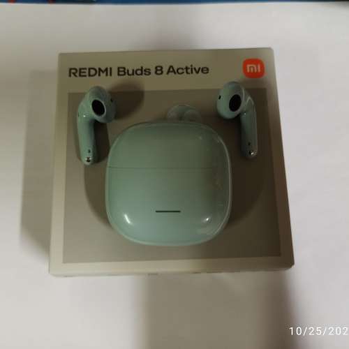 Redmi Buds 8 Active 藍色左耳較右耳細聲，其餘正常，不理可繼續使用 藍芽耳機港行...
