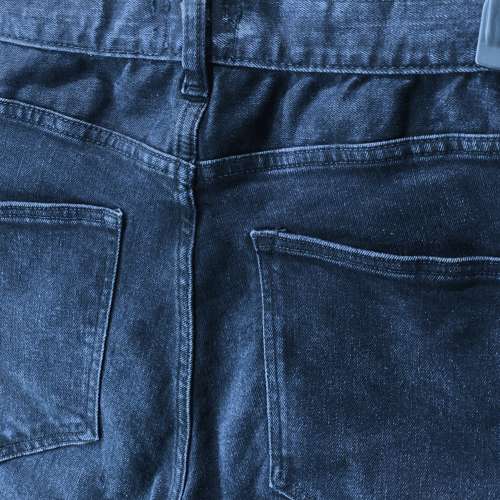 H&M Denim Men's Jeans 34"腰 Modern Straight 男裝 Dark Navy Blue 海軍藍淨色牛仔褲