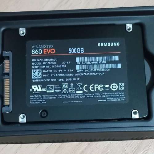 Samsung 860 EVO 2.5" 500GB SSD
