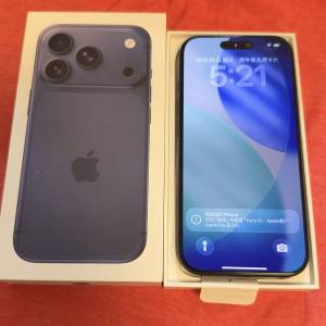 港版iPhone 17 pro 512GB 藍色 連apple care