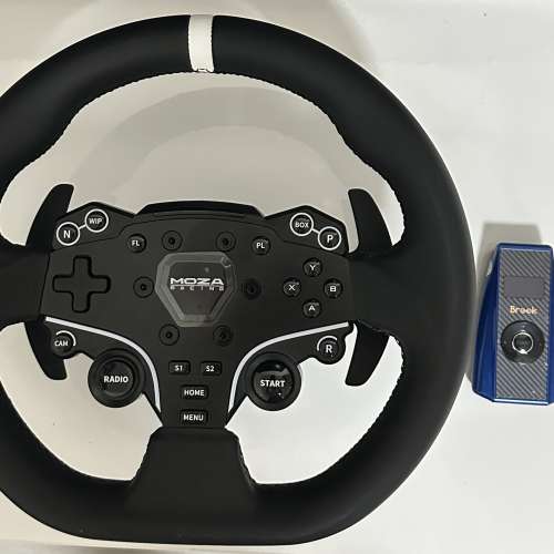 R5 Moza Racing 遊戲軚環 連藍色 Brook 轉接器