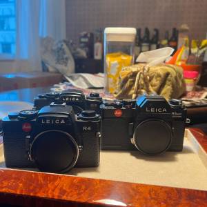Leica R3 MOT + Leica R4 + Leica R5