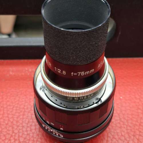 YVAR 75MM F2.8 AR 電影鏡 VOIGTLANDER 鏡筒改 LEICA LTM MOUNT 連動