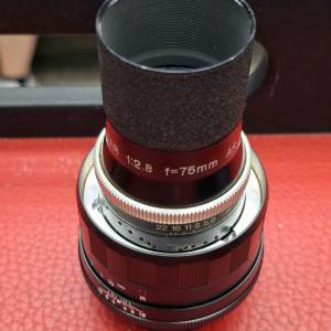 YVAR 75MM F2.8 AR 電影鏡 VOIGTLANDER 鏡筒改 LEICA LTM MOUNT 連動