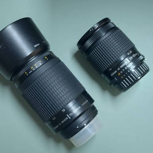 Nikon Nikkor AF 28-80mm  & 70-300mm