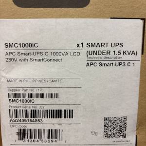 全新 未開箱 APC Smart-UPS 1000VA LCD with SmartConnect