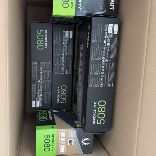 ASUS/MSI/GIGABYTE RTX 5080全新