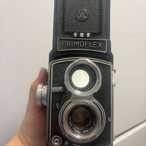 topcon Primoflex 75mm tessar type