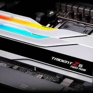 g.skill Trident Z5 Neo RGB DDR5 記憶體 6000mhz 64GB (32GB X2 )CL 28, 9成9新