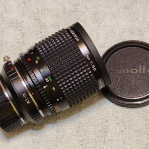 Minolta RF 250mm lens （已改Nikon Ai mount）
