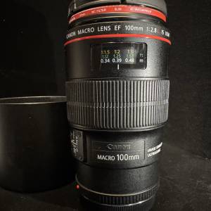 Canon EF 100mm f/2.8L Macro IS USM 微距鏡頭 百微 1:1放大