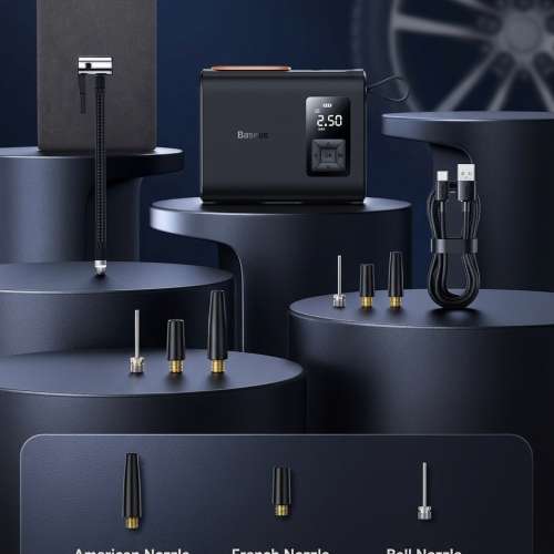Baseus - Ultra Fast Twin Cylinder Tire Inflator ** FAST * 22缸雙泵