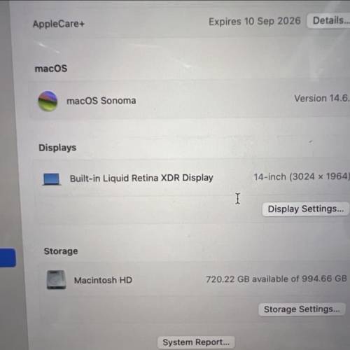 Apple M2 Pro Silver MacBook Pro 14吋/14"  32 GB RAM 1TB SSD