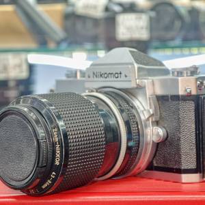 Nikon nikomat FT + 43-86/3.5 AI 43mm 86mm 43 86  菲林 膠片 film 功能正常 三個...