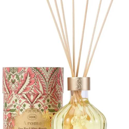 SABON 翠綠玫瑰與白木蘭 限定香氛家居禮盒套裝 (附精美絲帶禮盒) | Body Lotion / ...