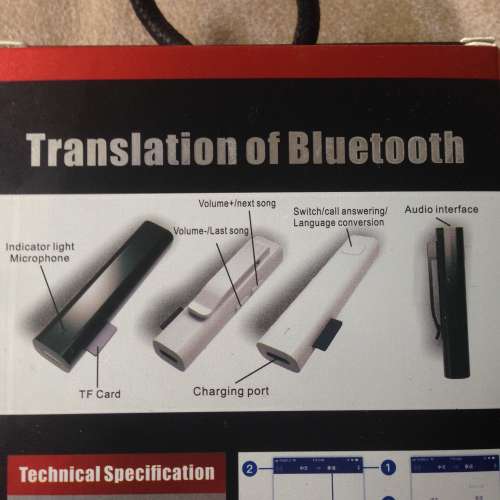 Bluetooth Music Receiver Rechargeable 3.5mm NEW 全新藍牙音樂接收器 带充电池 有...